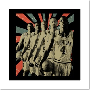 Fab Five || Basketball Posters and Art